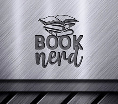 Book Nerd Stack SVG Design SVG