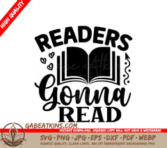 Readers Gonna Read SVG Design SVG