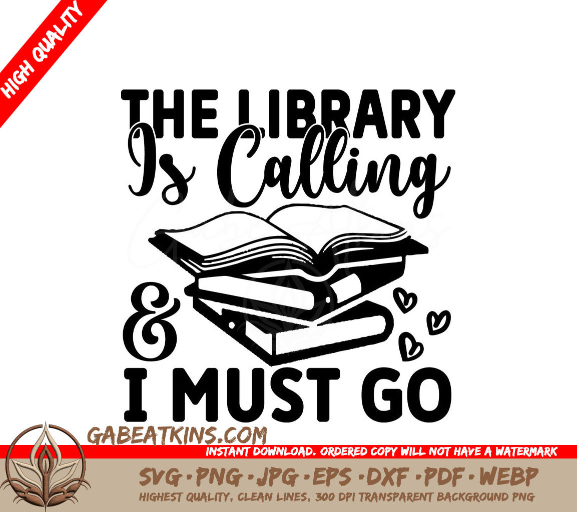 Library Calling SVG Design SVG