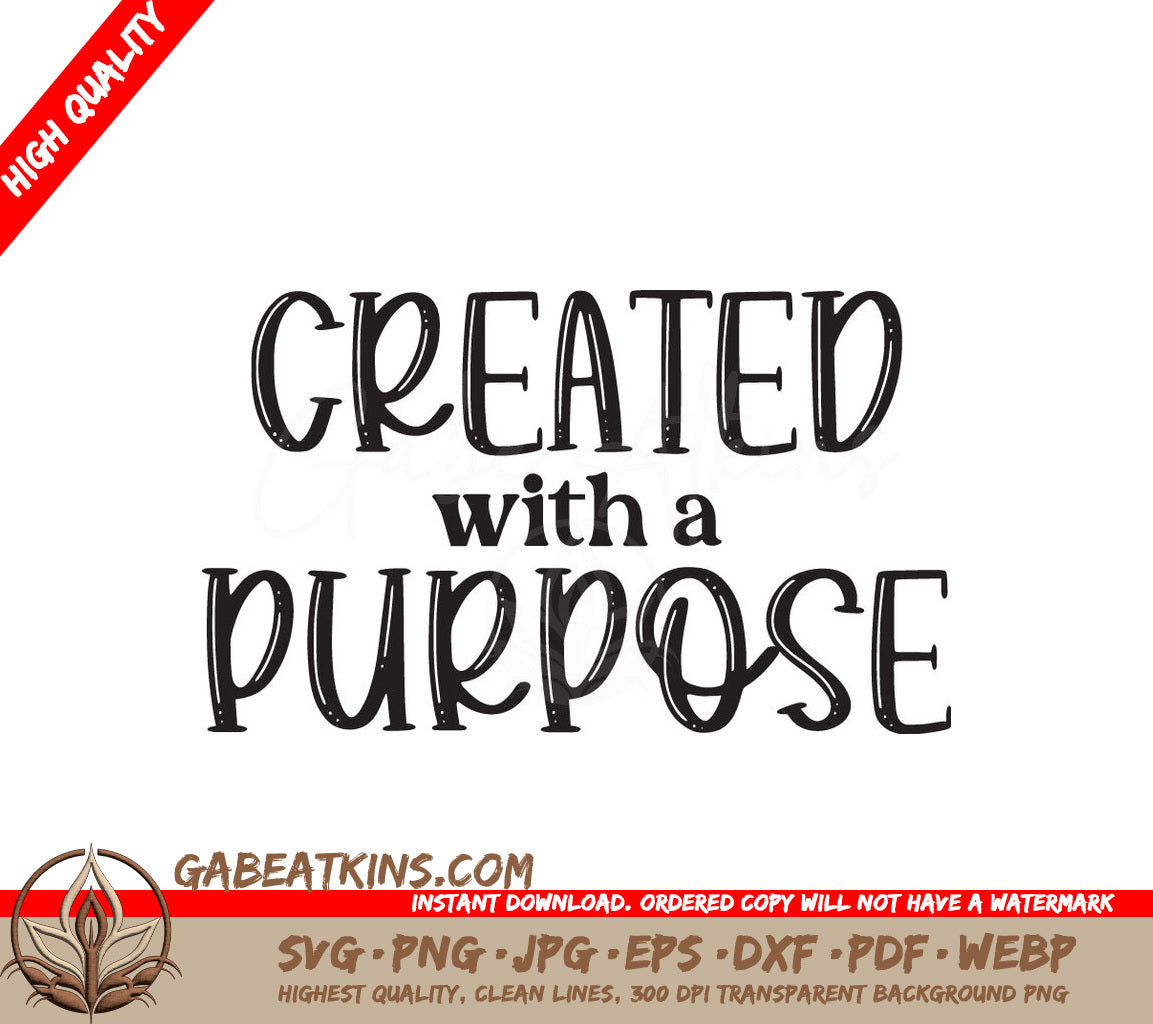 Retro Christian Purpose SVG SVG