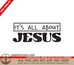 Retro Christian Jesus SVG Design SVG