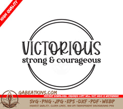 Victorious Strong SVG SVG