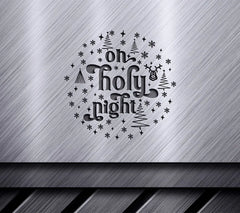 Oh Holy Night Christmas Ornament SVG SVG