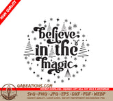 Believe In Magic Christmas SVG SVG