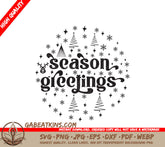 Season Greetings SVG SVG