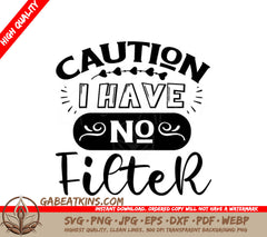 Caution No Filter SVG SVG