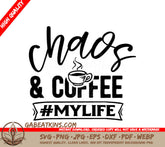 Chaos Coffee SVG Design SVG