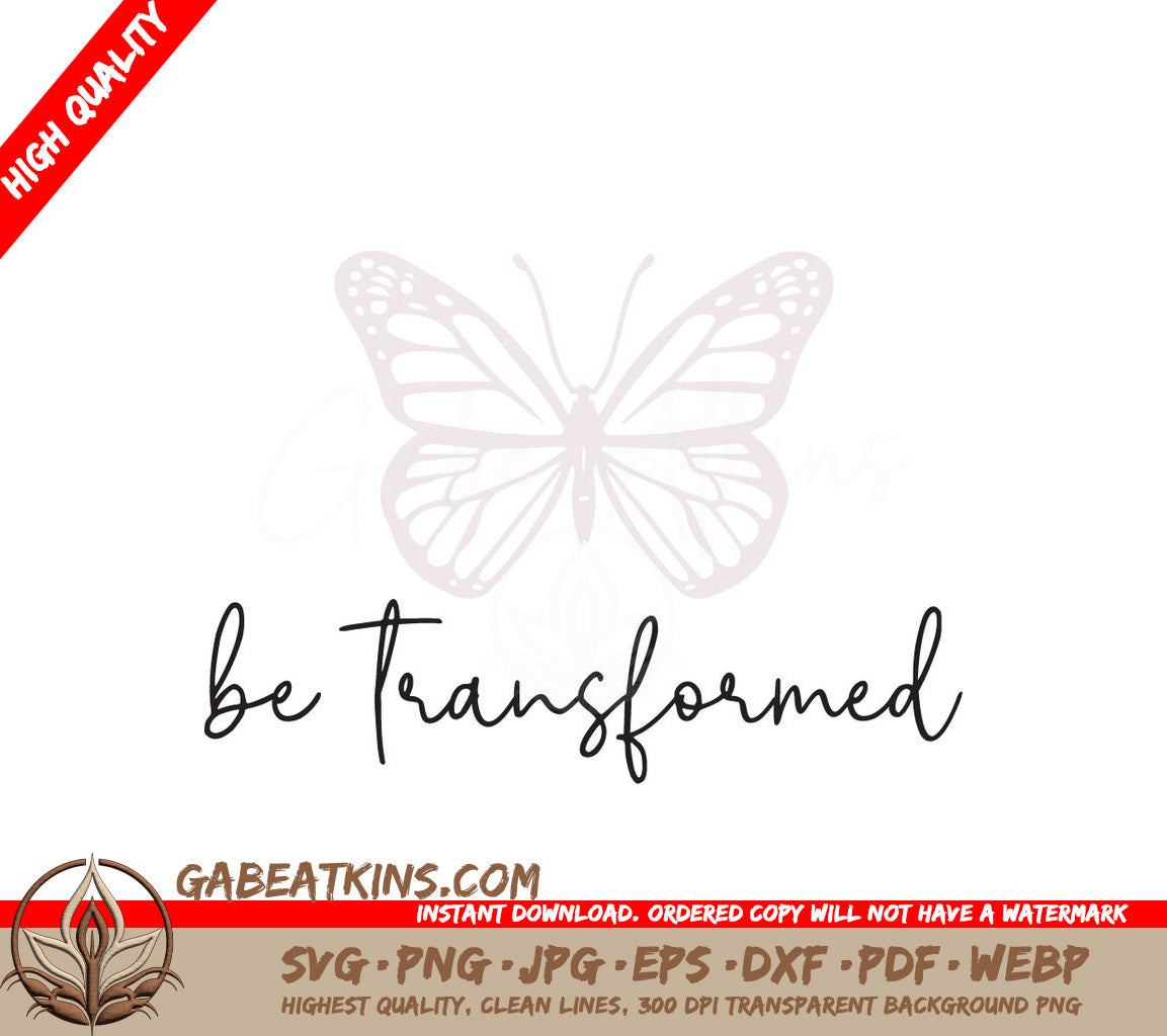 Transformed Butterfly SVG SVG