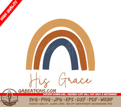Rainbow His Grace SVG SVG