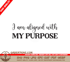 Aligned Purpose SVG SVG