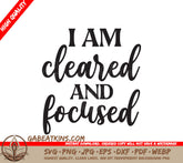 Cleared & Focused SVG Design SVG