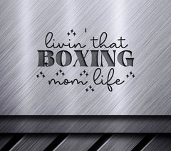 Boxing Mom Life SVG Design SVG