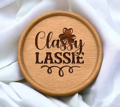 Classy Lassie Shamrock SVG SVG