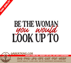Strong Woman SVG Design SVG