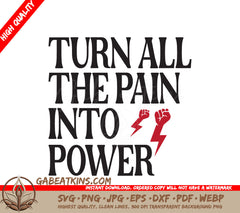 Strong Woman Power SVG SVG