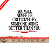 Strong Woman SVG Never Criticized SVG