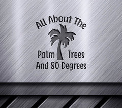 Palm Tree 80 Degrees SVG SVG