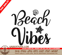 Beach Vibes SVG SVG