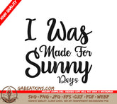 Sunny Days SVG Design SVG