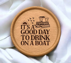 Boat Drink SVG Design SVG
