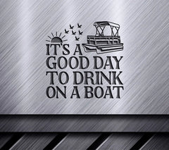 Boat Drink SVG Design SVG