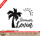 Summer Lovin Palm Tree SVG SVG
