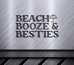 Beach Booze Besties SVG Design SVG