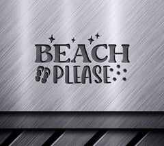 Beach Please Colorful SVG Sign SVG