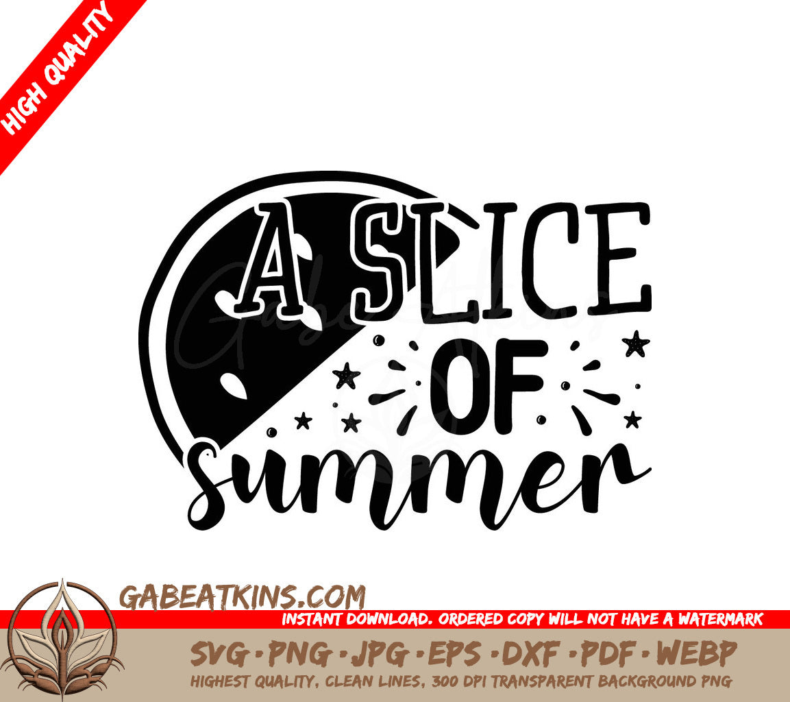 Summer Slice SVG SVG