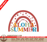 Aloha Summer Rainbow SVG SVG