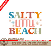 Colorful Salty Little Beach SVG SVG