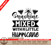 Sunshine Hurricane SVG Design SVG