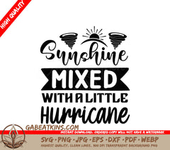 Sunshine Hurricane SVG Design SVG