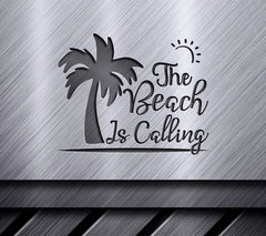 Beach Calling Palm Tree SVG SVG