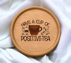 Positive Tea SVG Design SVG