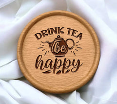 Drink Tea Be Happy SVG SVG