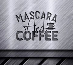 Mascara & Coffee SVG SVG