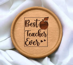 Best Teacher Ever SVG Design SVG