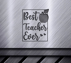 Best Teacher Ever SVG Design SVG