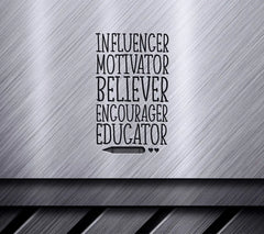 Influencer Motivator SVG Design SVG