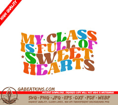 Full Hearts Class SVG Design SVG