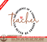 Teacher Influence SVG Design SVG