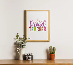 Proud Teacher SVG Stickers SVG
