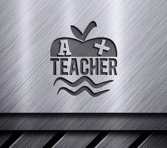 Teacher Apple Checkmark SVG SVG
