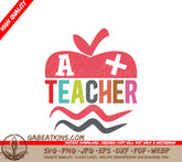 Teacher Apple Checkmark SVG SVG