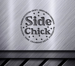 Thanksgiving Side Chick SVG Design SVG