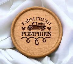 Farm Fresh Pumpkin Truck SVG SVG