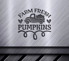 Farm Fresh Pumpkin Truck SVG SVG