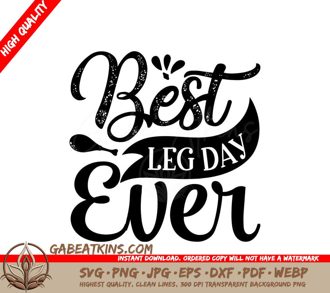 Leg Day SVG SVG
