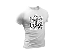Beaches Be Crazy SVG Sticker SVG